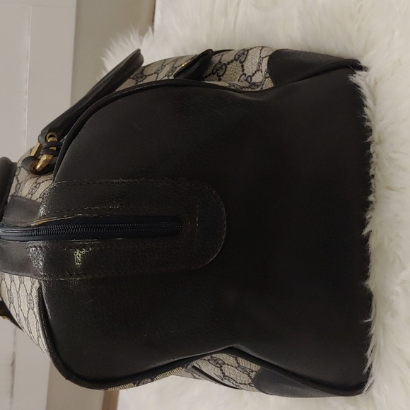 Authentic Vintage Gucci GG Monogram Supreme Duffel Carry on Weekender Travel Bag - Picture 5 of 9